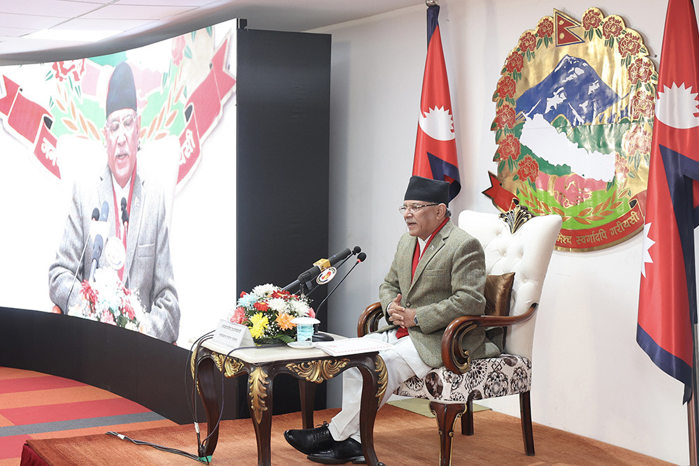 PM Dahal vows to amend style of annual policies and programmes, and budget